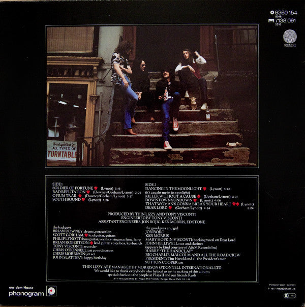 Thin Lizzy : Bad Reputation (LP, Album)