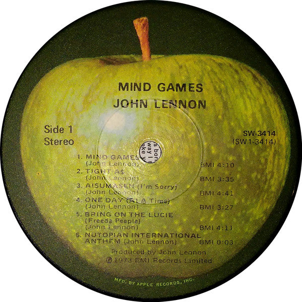 John Lennon ~ Mind Games (Vinyl) - Djungel & Jazz