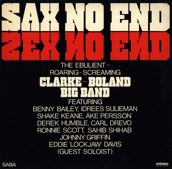 Clarke-Boland Big Band ~ Sax No End (Vinyl) - Djungel & Jazz
