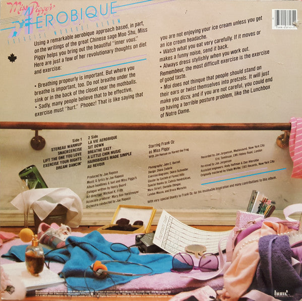 Miss Piggy ~ Miss Piggy's Aerobique Exercise Workout Album (Vinyl) - Djungel & Jazz
