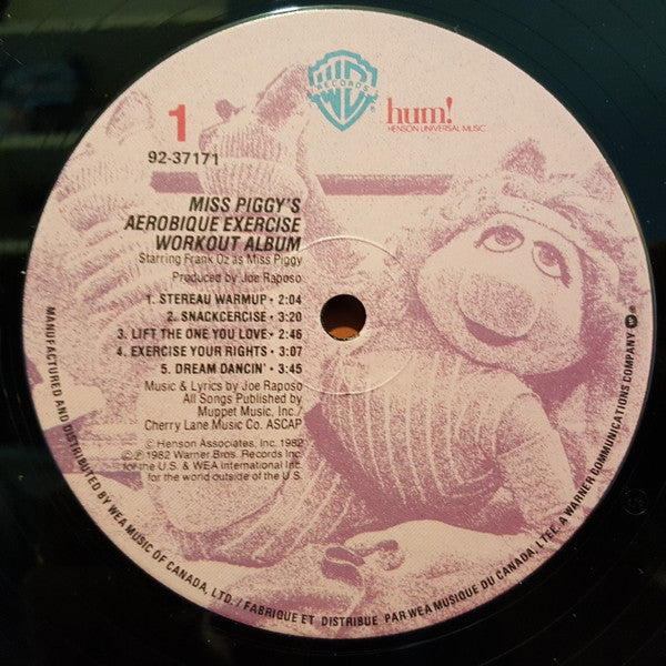 Miss Piggy ~ Miss Piggy's Aerobique Exercise Workout Album (Vinyl) - Djungel & Jazz