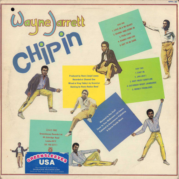 Wayne Jarrett : Chip In (LP, Album)