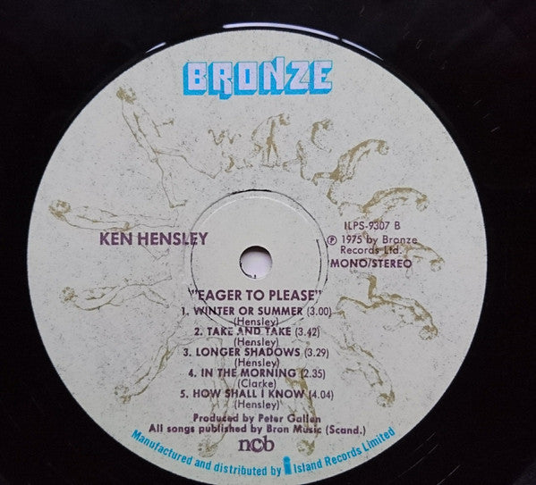 Ken Hensley : Eager To Please (LP, Album)