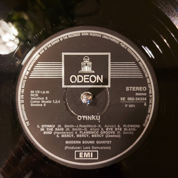 Modern Sound Corporation ~ Otinku (Vinyl) - Djungel & Jazz