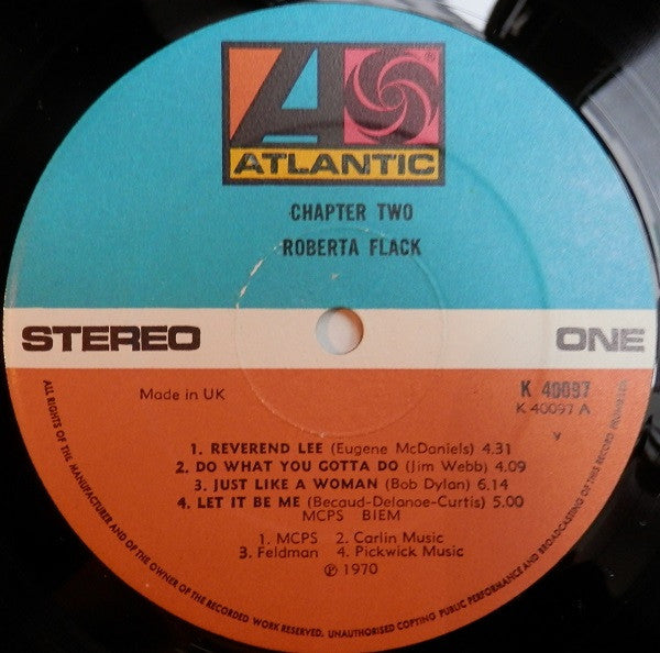 Roberta Flack ~ Chapter Two (Vinyl) - Djungel & Jazz