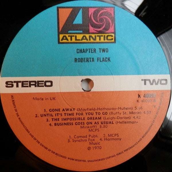 Roberta Flack ~ Chapter Two (Vinyl) - Djungel & Jazz