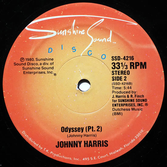 Johnny Harris : Odyssey (12")