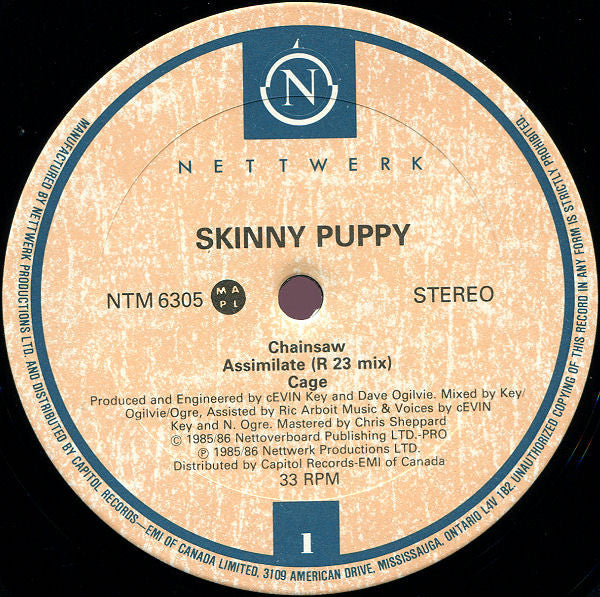 Skinny Puppy : Chainsaw (12", EP)