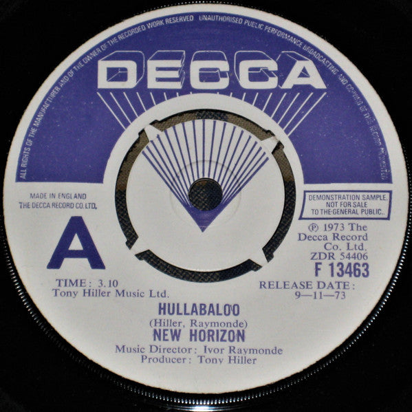 New Horizon  ~ Hullabaloo (Vinyl) - Djungel & Jazz