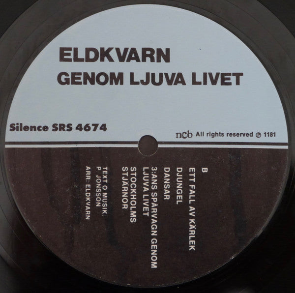 Eldkvarn ~ Genom Ljuva Livet (Vinyl) - Djungel & Jazz