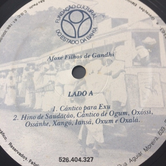 Afoxé Filhos de Gandhi ~ Afoxé Filhos de Gandhi (Vinyl) - Djungel & Jazz