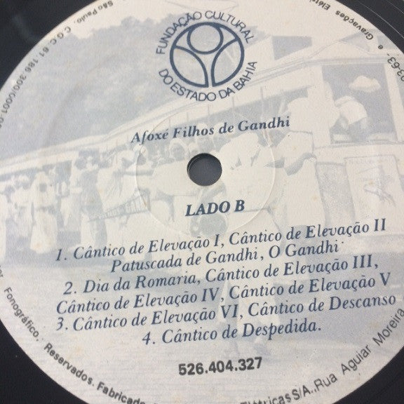 Afoxé Filhos de Gandhi ~ Afoxé Filhos de Gandhi (Vinyl) - Djungel & Jazz