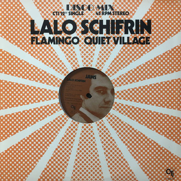 Lalo Schifrin ~ Flamingo / Quiet Village / Jaws (Vinyl) - Djungel & Jazz