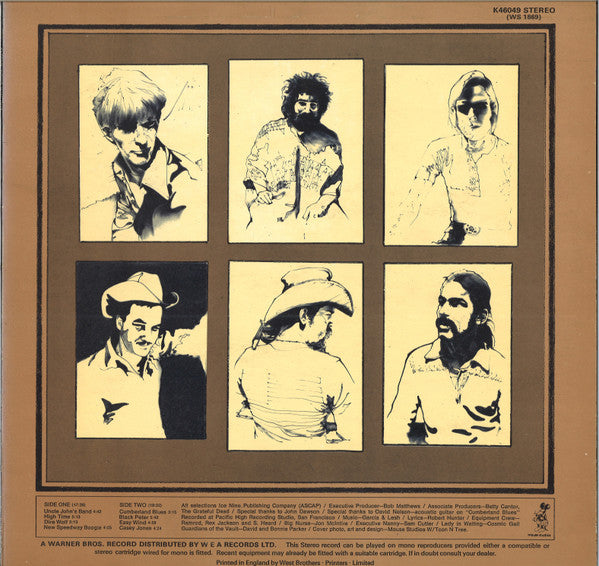The Grateful Dead : Workingman's Dead (LP, Album, RE)