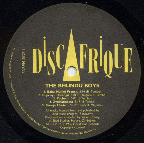 The Bhundu Boys ~ Shabini (Vinyl) - Djungel & Jazz