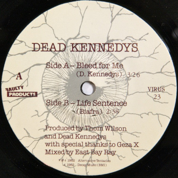 Dead Kennedys : Bleed For Me (7", Single)