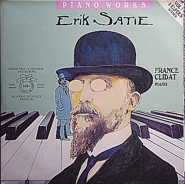 Erik Satie / France Clidat ~ Piano Works Vol. I (Vinyl) - Djungel & Jazz