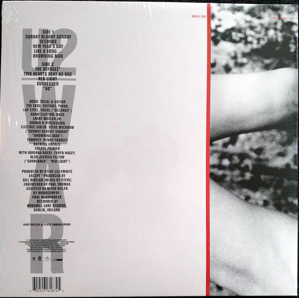 U2 : War (LP, Album, RE, Gat)
