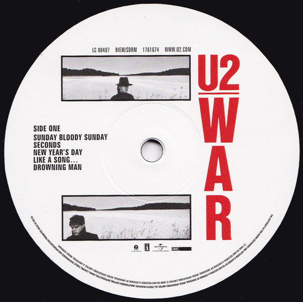 U2 : War (LP, Album, RE, Gat)