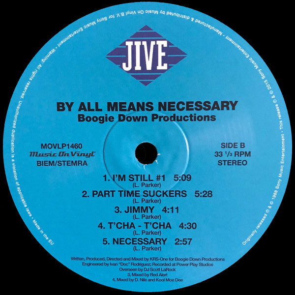 Boogie Down Productions ~ By All Means Necessary (Vinyl) - Djungel & Jazz