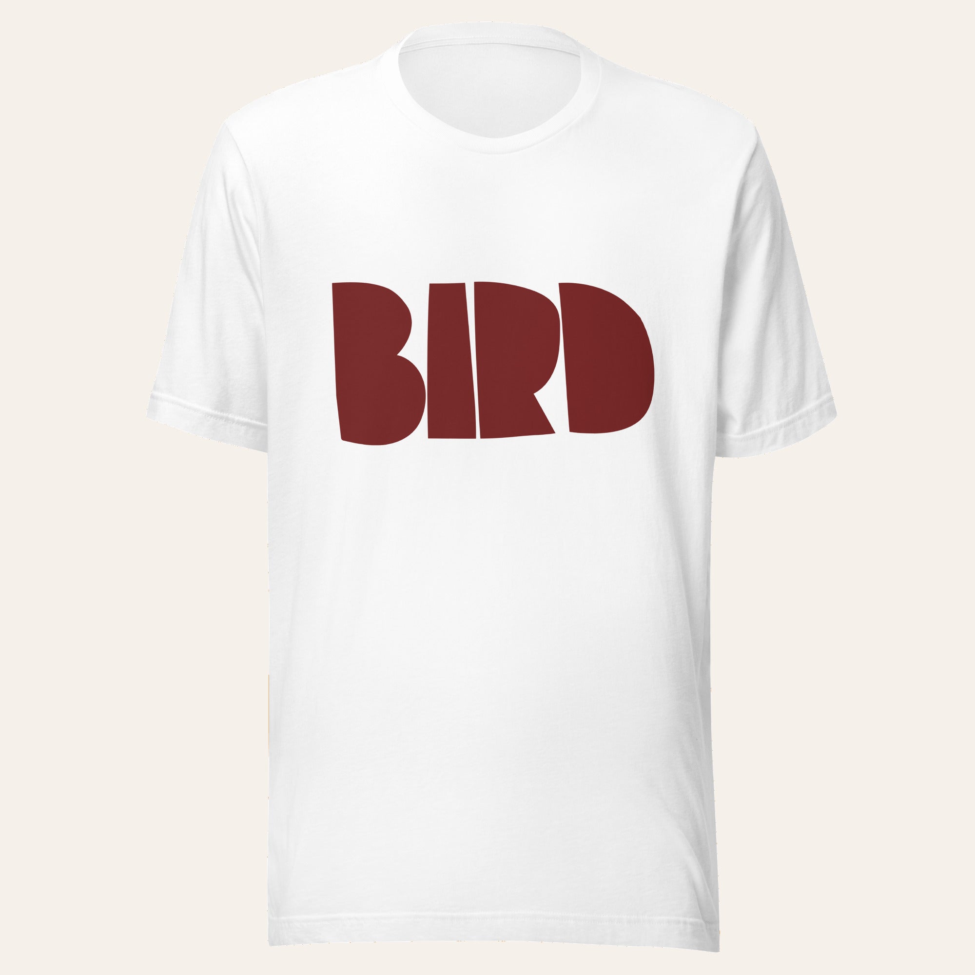 Bird T-shirt ~ White (Vinyl) - Djungel & Jazz