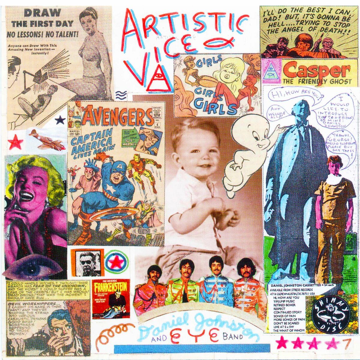 Daniel Johnston ~ Artistic Vice (Vinyl) - Djungel & Jazz