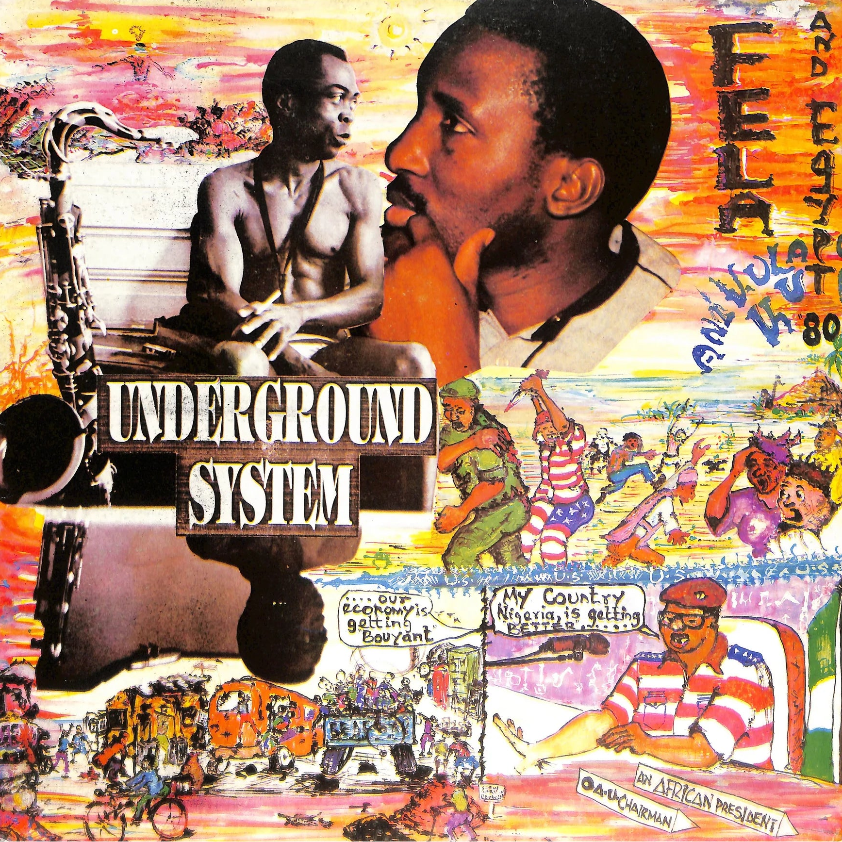 Fela Anikulapo-Kuti And Egypt 80 ~ Underground System (Vinyl) - Djungel & Jazz
