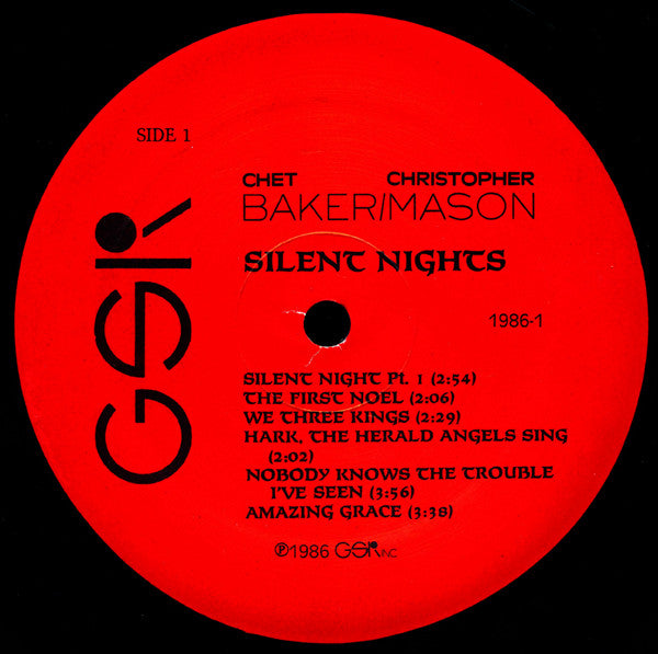 Chet Baker, Christopher Mason ~ Silent Nights