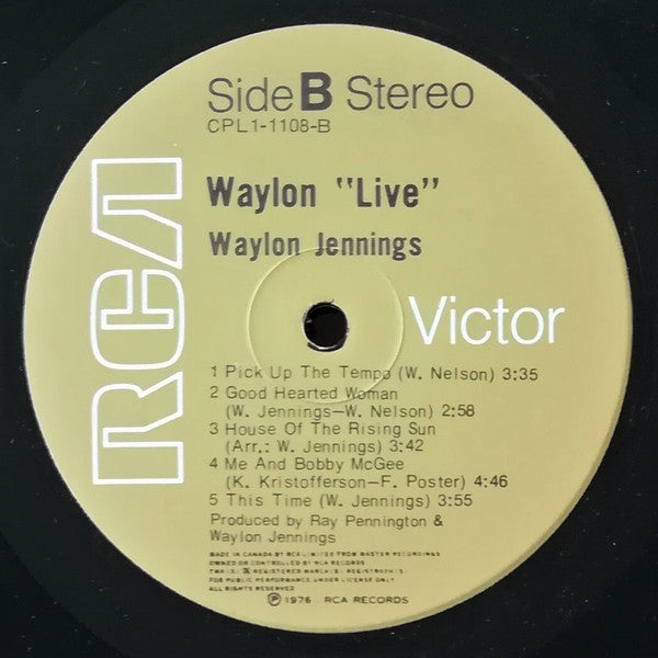 Waylon Jennings ~ Waylon Live (Vinyl) - Djungel & Jazz