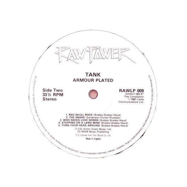 Tank  ~ Armour Plated (Vinyl) - Djungel & Jazz