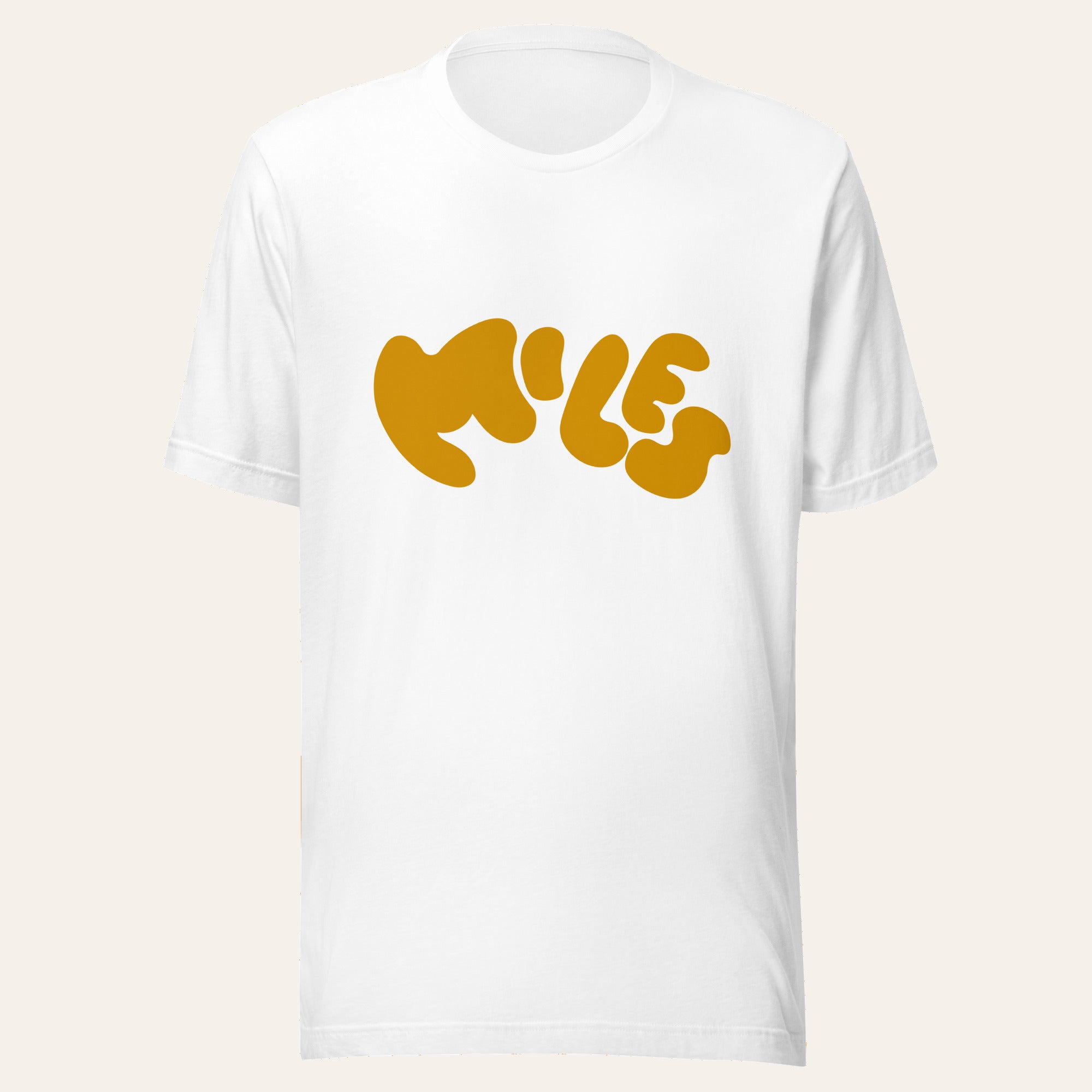 Miles T-shirt ~ White (Vinyl) - Djungel & Jazz