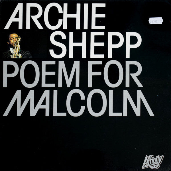 Archie Shepp : Poem For Malcolm (LP, Album, RE)