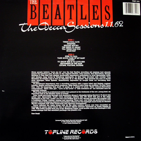 The Beatles ~ The Decca Sessions 1.1.62