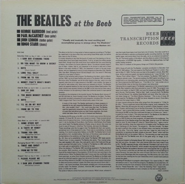 The Beatles ~ The Beatles At The Beeb Vol.1