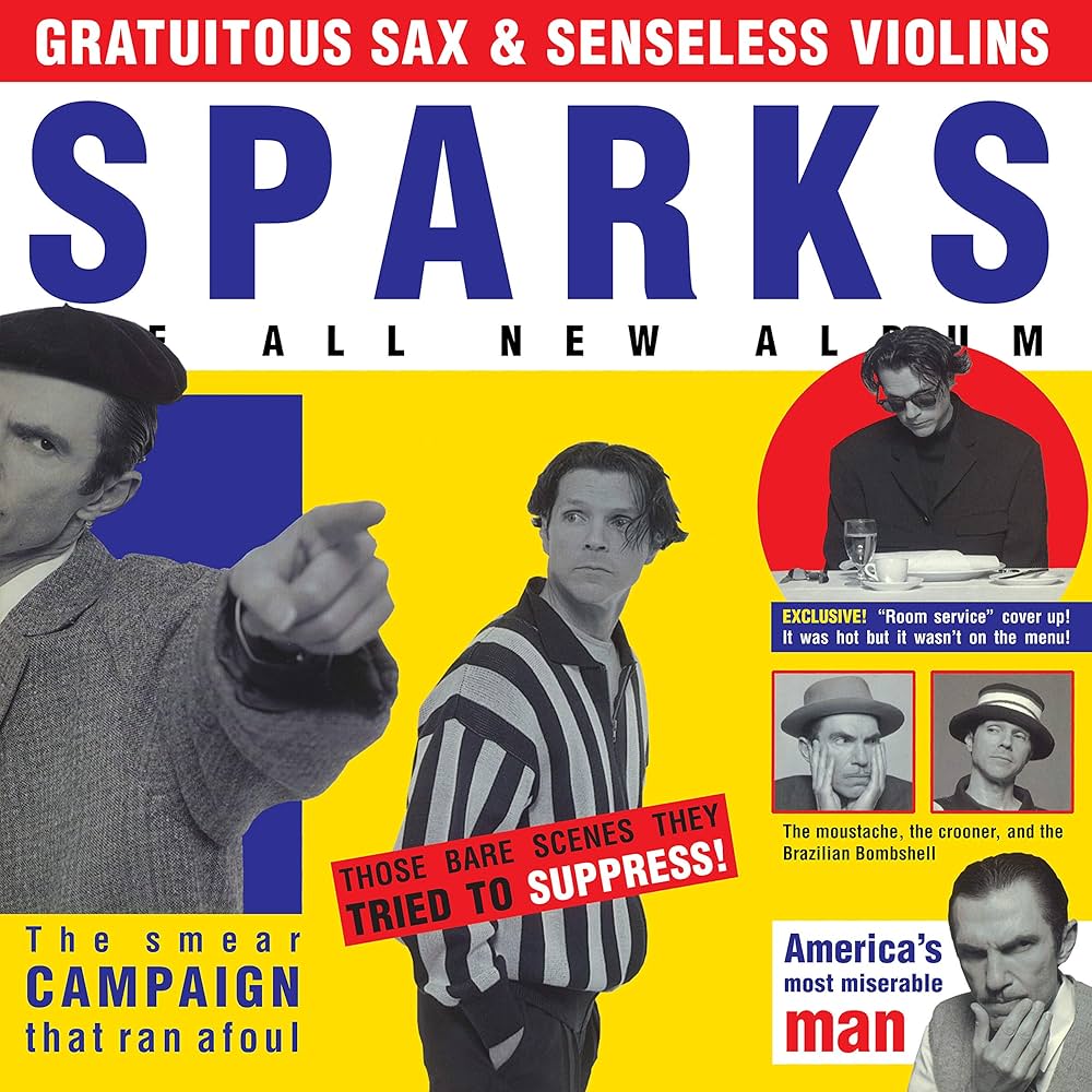 Sparks ~ Gratuitous Sax & Senseless Violins (Vinyl) - Djungel & Jazz