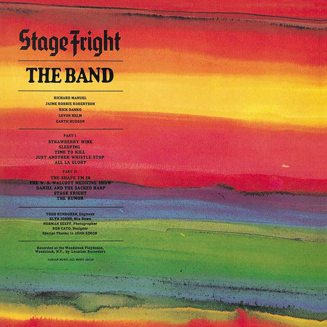 The Band ~ Stage Fright