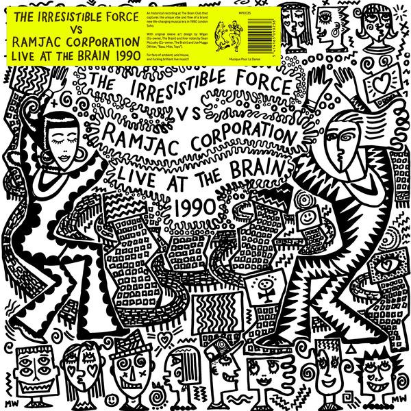 The Irresistible Force Vs Ramjac Corporation ~ Live At The Brain 1990 (Vinyl) - Djungel & Jazz