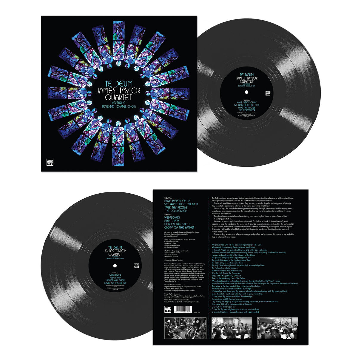 The James Taylor Quartet Featuring Benenden Chapel Choir ~ Te Deum (Vinyl) - Djungel & Jazz