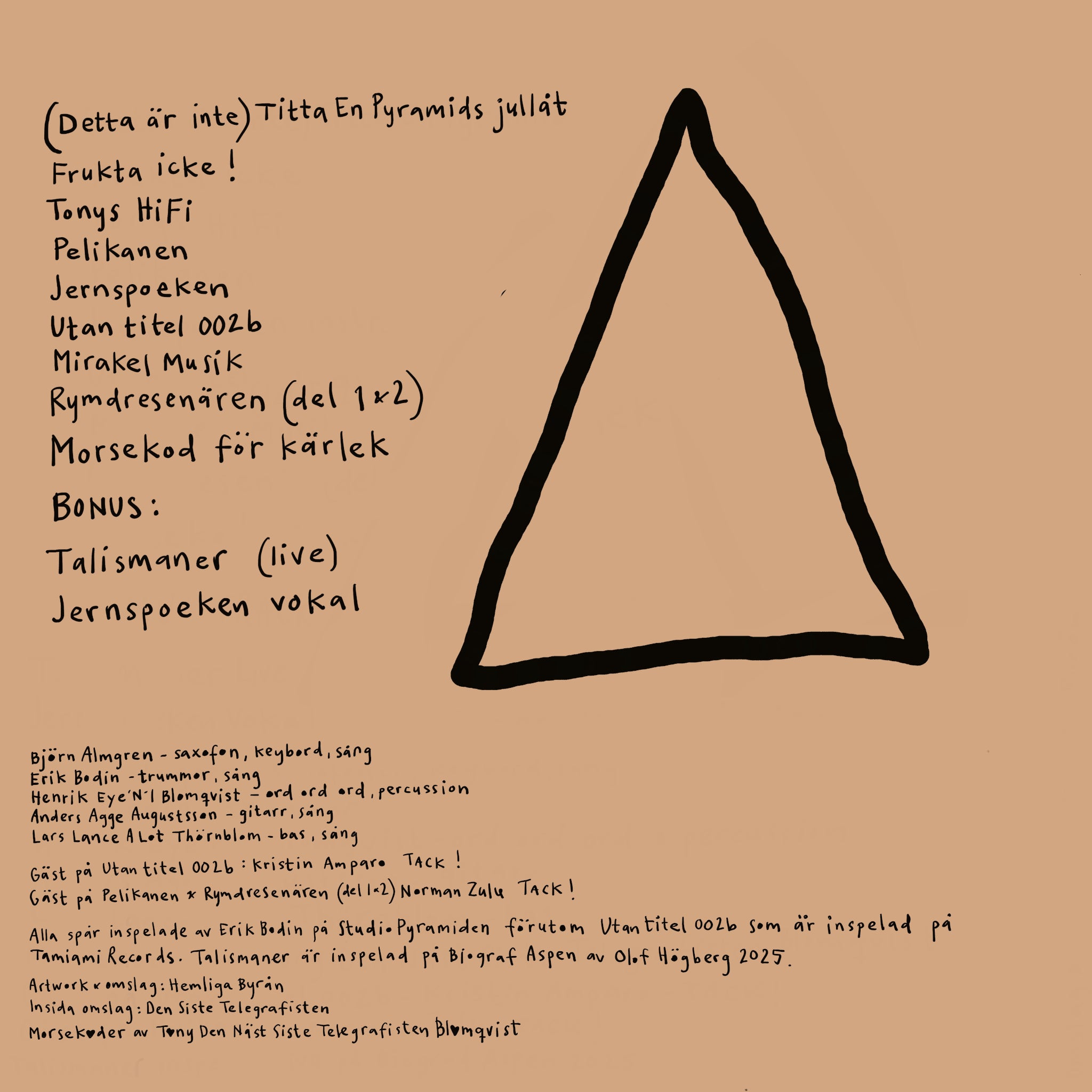 Titta En Pyramid ~ Musik / Mirakel / Morsekoder (Vinyl) - Djungel & Jazz