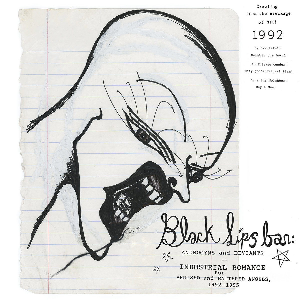 Various ~ Blacklips Bar: Androgyns And Deviants - Industrial Romance For Bruised And Battered Angels, 1992–1995 (Vinyl) - Djungel & Jazz