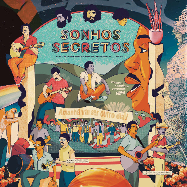 Various ~ Sonhos Secretos: Brazilian Private Press & Independent Productions on 7" (1980-1985) (Vinyl) - Djungel & Jazz