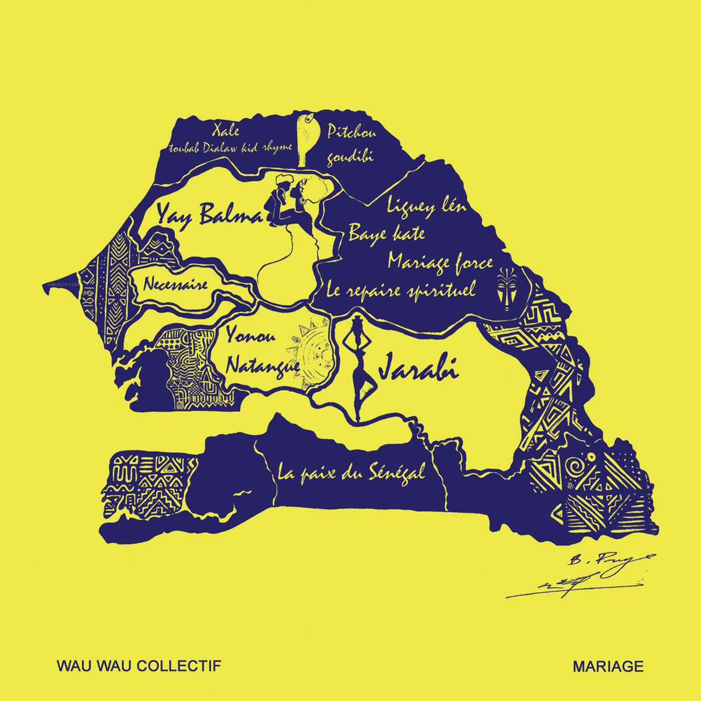 Wau Wau Collectif ~ Mariage (Vinyl) - Djungel & Jazz