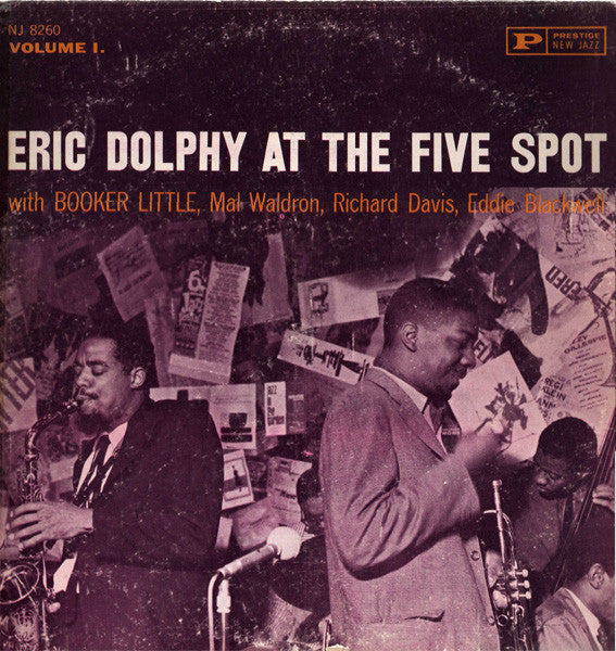 Eric Dolphy : At The Five Spot, Volume 1. (LP, Album, Mono, RE, RP)