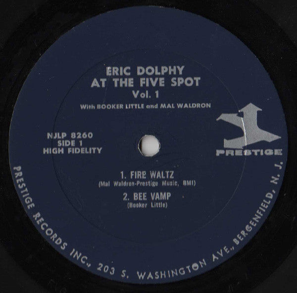 Eric Dolphy : At The Five Spot, Volume 1. (LP, Album, Mono, RE, RP)