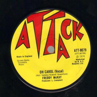 Freddie McKay : Oh Carol (7", Single)