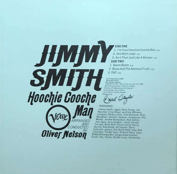 Jimmy Smith Arranged And Conducted By Oliver Nelson : Hoochie Cooche Man (LP, Gat)