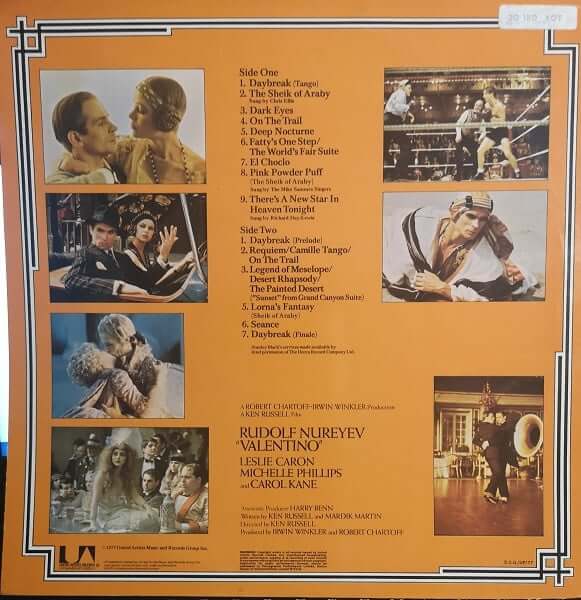 Various : Valentino Original Motion Picture Soundtrack (LP)