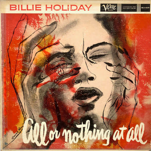 Billie Holiday : All Or Nothing At All (LP, Album, Mono, Dee)