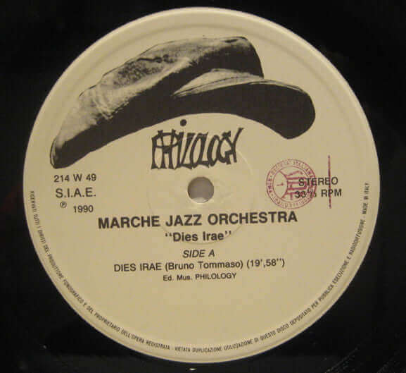 Bruno Tommaso, Marche Jazz Orchestra, Gianluigi Trovesi : Dies Irae (LP)