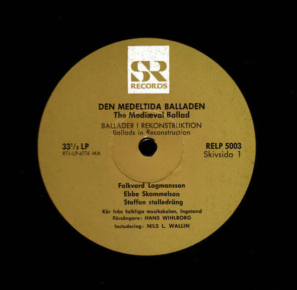 Various : Den Medeltida Balladen = The Medieval Ballad (4xLP, RE, Box)